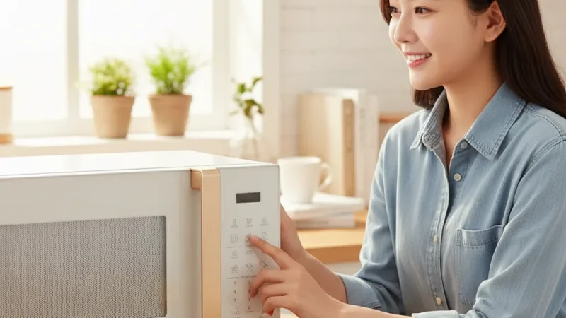 only 25L 高效烹調微波爐 OM25-M22福利品 實際使用情境照 — 微波爐推薦