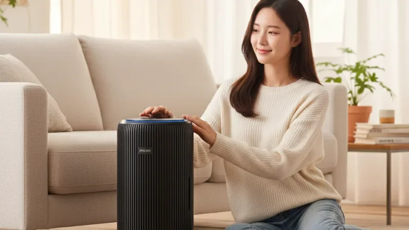 PHILIPS 飛利浦 適合敏感族群奈米級空氣清淨機 適用28坪 AC4221 六年份濾網組 | 清淨 實際使用情境照 — 空氣清淨機推薦