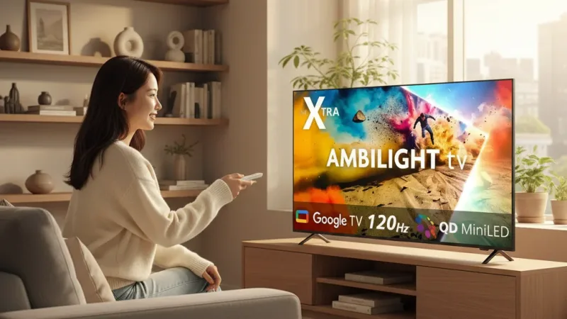 Philips 飛利浦 55型144Hz MiniLED 使用情境