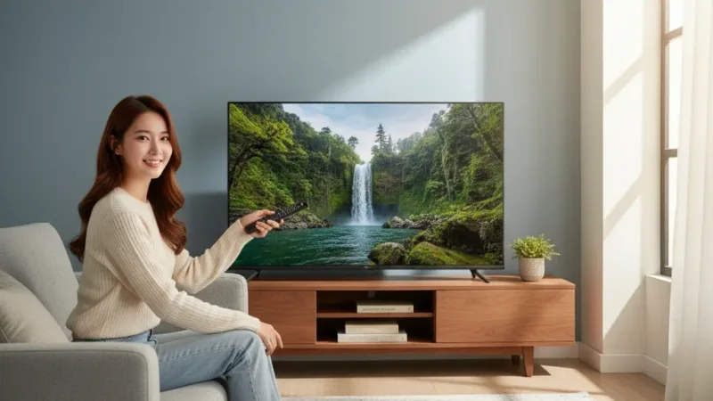 Philips 飛利浦 86型4K 120Hz QLED Google TV 智慧顯示器 86PQT8369(含安裝) 實際使用情境照 — 智慧型電視推薦
