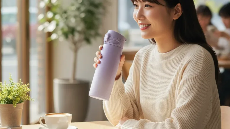 【ZOJIRUSHI 象印】新品上市 不銹鋼一體式杯蓋真空保溫保冷杯 (SM-VH72)｜720ml 漸層款 彈蓋式 實際使用情境照 — ZOJIRUSHI象印保溫杯推薦