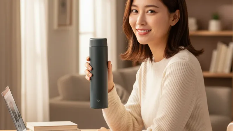 【ZOJIRUSHI 象印】不銹鋼一體式中栓旋蓋式真空保溫保冷杯(SM-GS72)|720ml 旋蓋式 實際使用情境照 — ZOJIRUSHI象印保溫杯推薦
