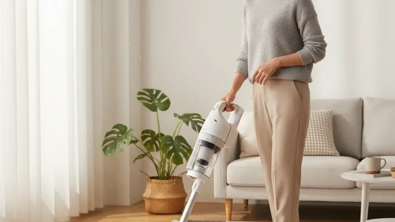 日本Nipuro 手持吸塵器 使用情境