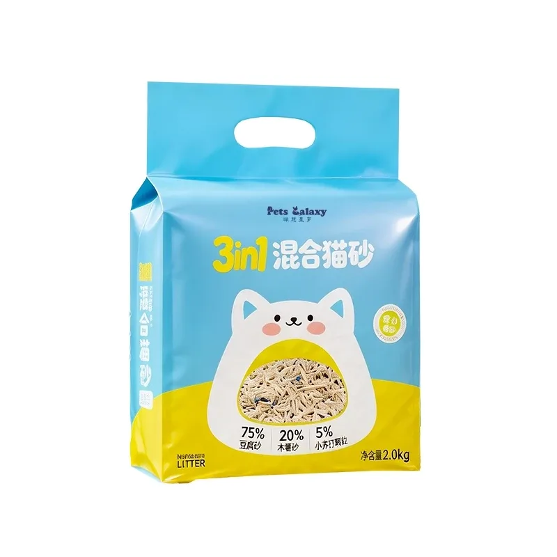 珮慈星系 三合一混合貓砂 貓砂 產品特寫