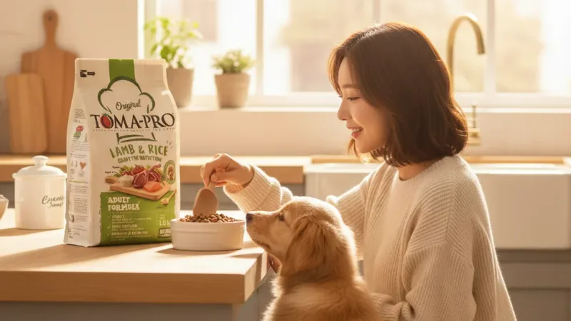 ✅快速到貨🐱貓狗好時光【TOMA-PRO 優格】經典 / 零穀 / 親親系列 狗飼料 犬乾糧 狗乾糧【大包裝】 實際使用情境照 — 狗飼料推薦