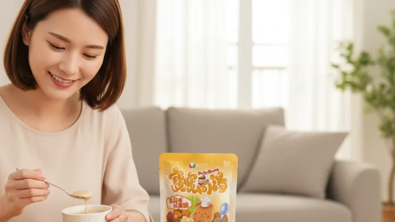 🌈飯友 飯友寶寶粥 寶寶燉飯 飯友寶寶麵 常溫寶寶粥 副食品 寶寶米餅 飯友寶寶燉飯 農純鄉可混搭 實際使用情境照 — 嬰兒副食品推薦