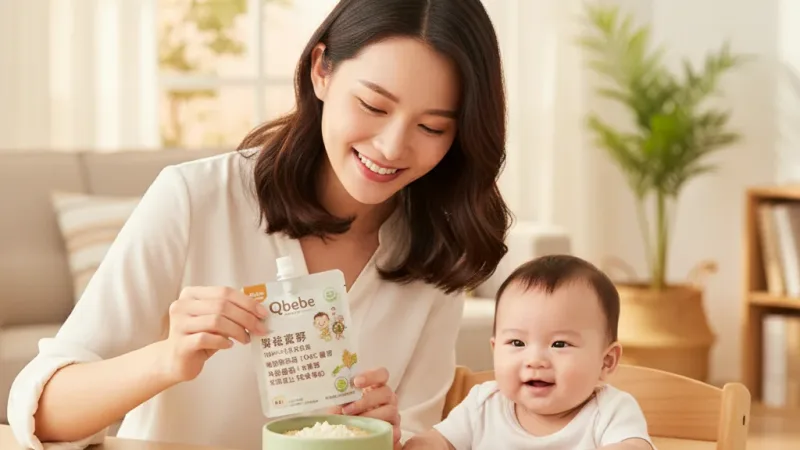 Qbebe 寶寶粥 有機副食品|10M~12M 海陸濃粥 4倍粥|央廚直出 快速安心 實際使用情境照 — 寶寶粥推薦