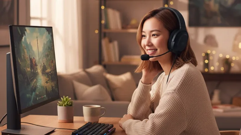 Razer 雷蛇 梭魚 Barracuda X 無線耳機 2022 三模連線 降噪耳機 藍芽耳機 電競耳機 雷蛇耳機 實際使用情境照 — 藍芽耳機推薦
