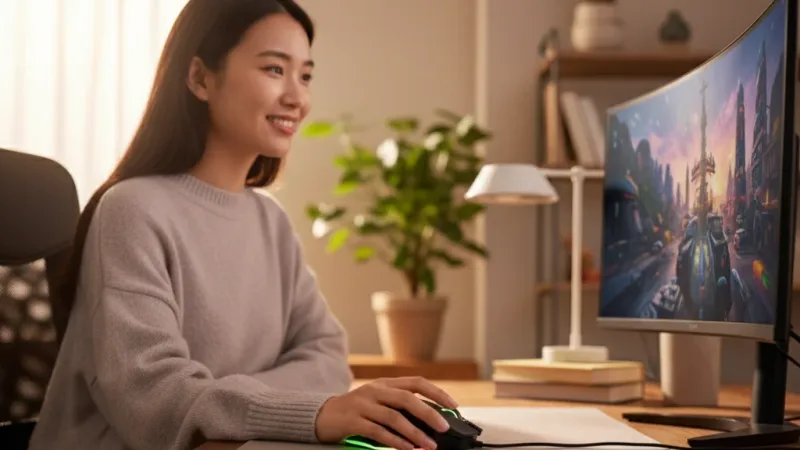 RAZER 雷蛇 BASILISK V3 35K 巴塞利斯蛇 V3 35K 電競滑鼠 實際使用情境照 — Razer雷蛇滑鼠推薦