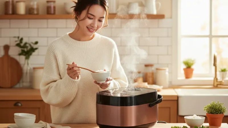 SAMPO聲寶 10人份多功能微電腦厚釜電子鍋 KS-BY18Q 來吧!營業中 實際使用情境照 — 電子鍋推薦