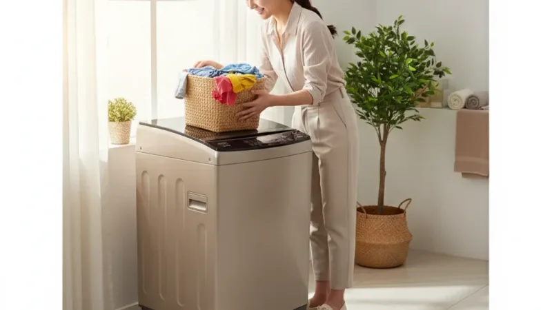 SANLUX 台灣三洋 13KG DD直流變頻洗衣機 ASW-130DVA 實際使用情境照 — 變頻洗衣機推薦