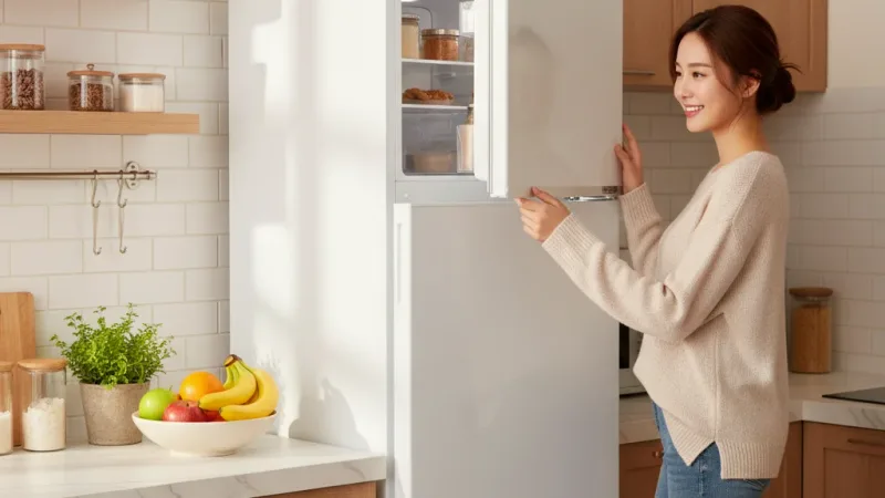 SANLUX 台灣三洋 250公升一級能效變頻雙門冰箱 SR-C238BV(輸碼94折 HEFS94ML) 實際使用情境照 — 變頻冰箱推薦