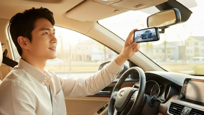 到府安裝！◀ SENHO D8 行車記錄器 行車紀錄器 汽車行車記錄器 後視鏡行車記錄器 後照鏡行車記錄器 流媒體 實際使用情境照 — 行車紀錄器推薦