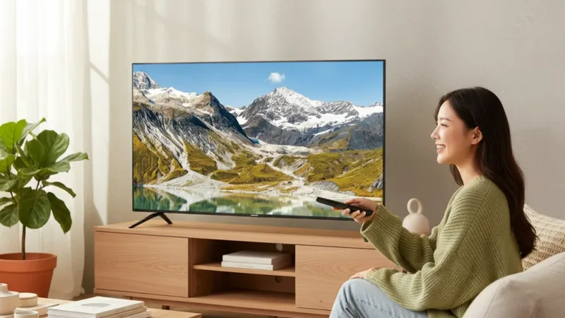 福利良品特賣 SHARP 夏普 60吋 4K智慧聯網電視 實際使用情境照 — 智慧型電視推薦
