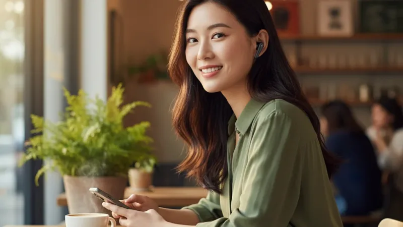 soundcore Liberty 5 降噪真無線藍牙耳機｜語你同行 聲聲動人 實際使用情境照 — 藍芽耳機推薦