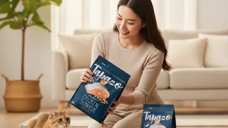 買大送小 TAPAZO特百滋 15磅 貓咪凍乾飼料 貓飼料 特百滋飼料 貓咪特百滋 特百滋貓 另售即期 實際使用情境照 — 貓飼料推薦