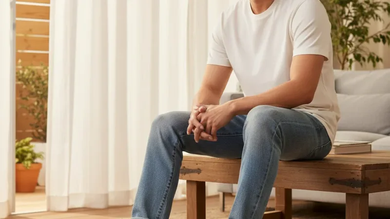 Timberland 男款白色皮革低筒休 使用情境