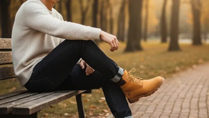 Timberland 男款小麥色休閒6吋靴 使用情境