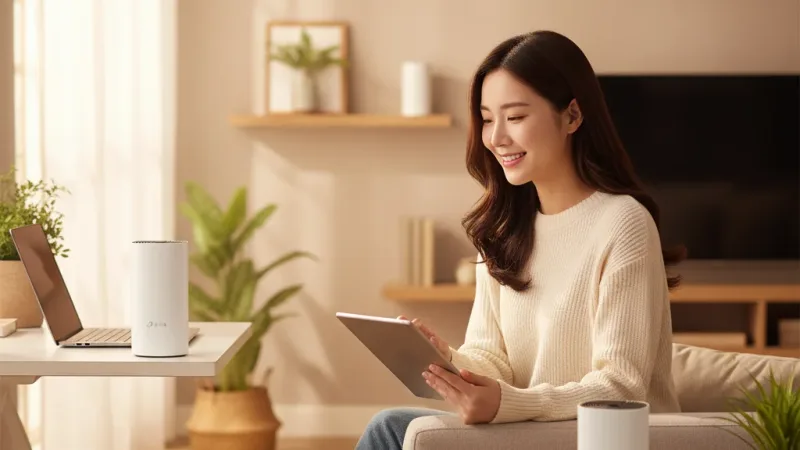 TP-Link Deco M4 AC1200 Mesh 網狀路由器 wifi分享器 無線網路分享器 透天厝多樓層 大坪數 實際使用情境照 — TP-Link-wifi分享器推薦
