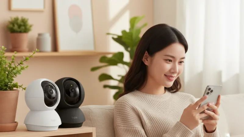 TP-Link Tapo C210 2K 300萬 WiFi監視器 可旋轉攝影機 雙向語音 夜視9M (不含記憶卡) 實際使用情境照 — TP-Link監視器推薦
