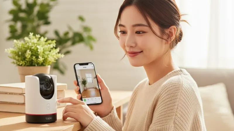 TP-Link Tapo C225 2K QHD 400萬 WiFi監視器 旋轉攝影機 支援homekit(不含記憶卡) 實際使用情境照 — TP-Link監視器推薦