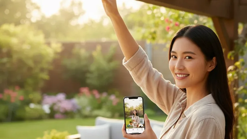 TP-Link Tapo C400 1080P 200萬WiFi監視器 無線電池戶外攝影機 全彩夜視 人物偵測 雙向語音 實際使用情境照 — TP-Link監視器推薦