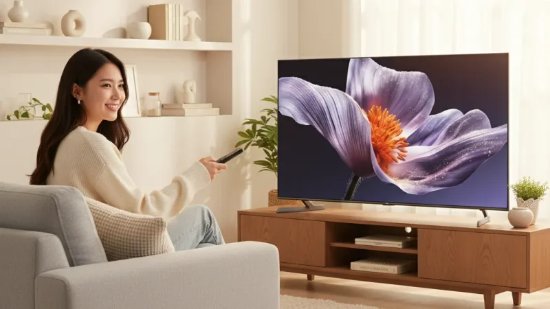 小米 Xiaomi S Pro Mini LED 2026 75吋 智慧電視 65吋 聯網智慧 智慧顯示器 MIT005 實際使用情境照 — 智慧型電視推薦