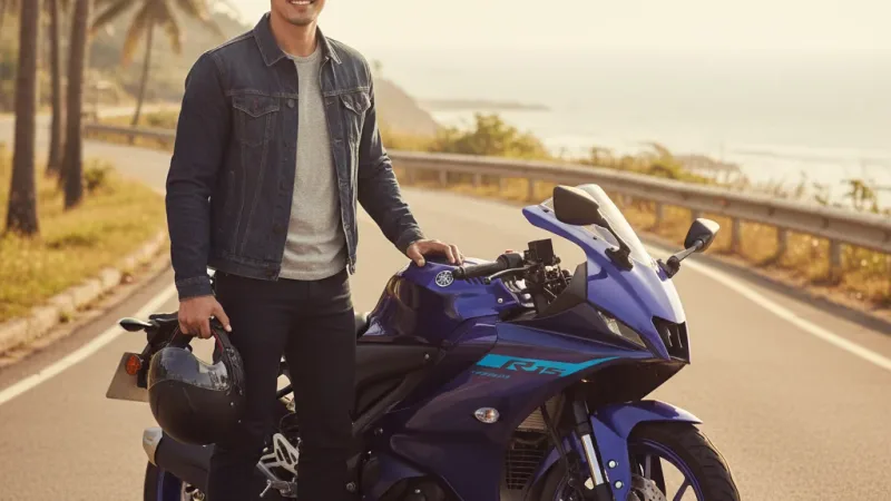 YZF-R15 ABS+TCS雙碟版-2025年產 原廠公司貨 使用情境示意圖 — YAMAHA 台灣山葉機車推薦